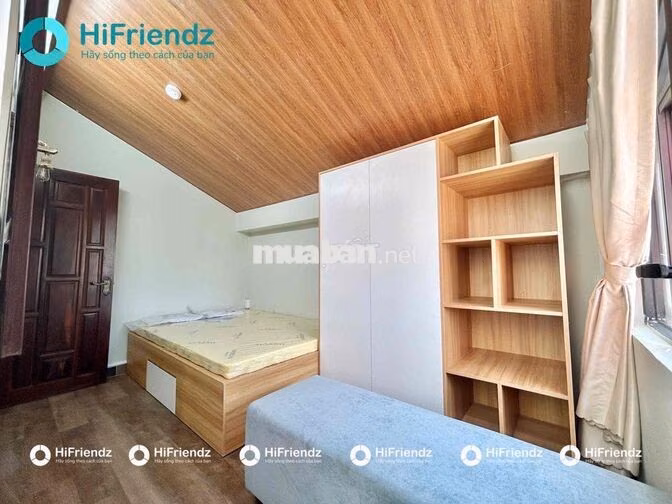 CHDV DẠNG STUDIO 1PN- FULL NỘI THẤT TÁCH BẾP - CỬA SỔ TRỜI