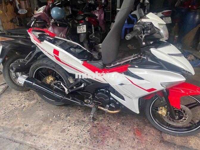 Yamaha Exciter 2016 Trắng, Đỏ Côn tay