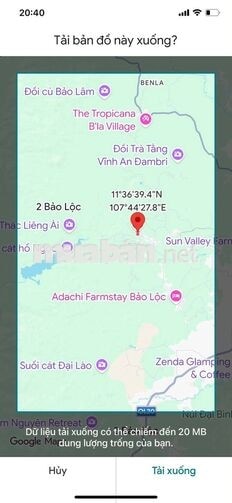 BÁN GẤP ĐÁT LỘC TÂN BẢO LÂM KHU PARK HILL CHÍNH CHỦ