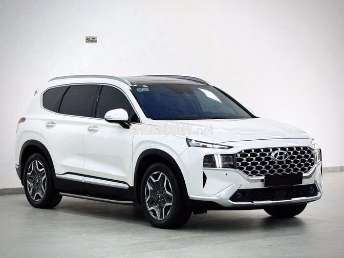 Hyundai Santafe 2022 Premium Trắng 30.000 Km