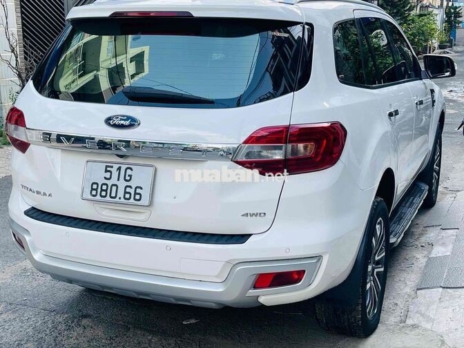 Everest Titanium 4WD 2019 Trắng 1 chủ full hãng