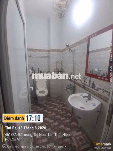 Cho thuê phòng trọ full nội thất, Trương Thị Hoa, gần bệnh viện Q12