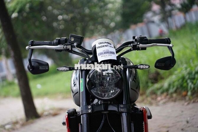 😍😄 Triumph Trident 660 2022 Bạc ODO CHỈ 1K
