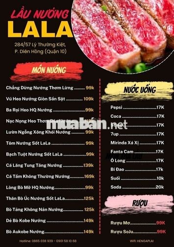 TUYỂN NHÂN VIÊN PHỤ QUÁN LẨU