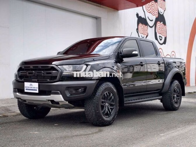 Ford Raptor 2021 Đen - Biển A  Không niên hạn