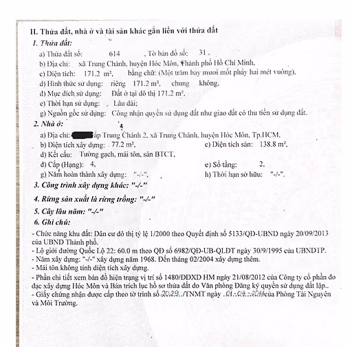 BÁN NHÀ MT QUỐC LỘ 22, P. TRUNG CHÁNH, H. HÓC MÔN, 15,5 TỶ