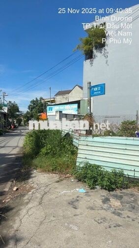 Bán đất thổ cư 105.5m² đường DX06 (Hẻm 137) Phú Mỹ, Thủ Dầu Một