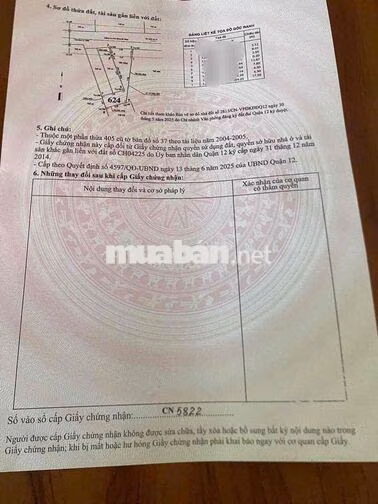 111M2 Đất Mặt Tiền An Phú Đông 03 Phường An Phú Đông Q12