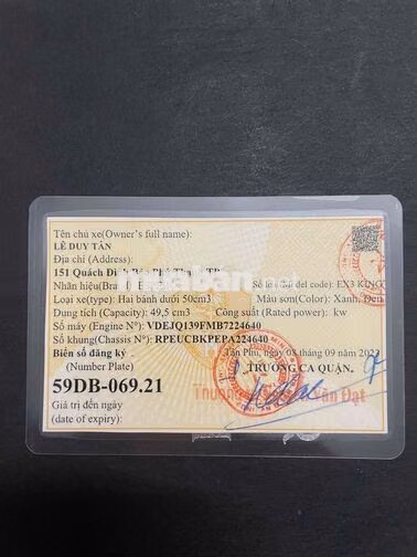 ESPERO EX3 KING 70cc 2023 Xanh đen