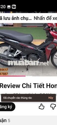 Honda Wave RSX 2026 Đỏ đen Dưới 1 tháng