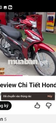Honda Wave RSX 2026 Đỏ đen Dưới 1 tháng