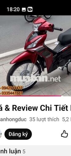 Honda Wave RSX 2026 Đỏ đen Dưới 1 tháng