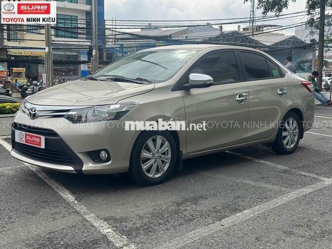 Toyota Vios 2018 1.5E MT Số sàn Nâu Vàng