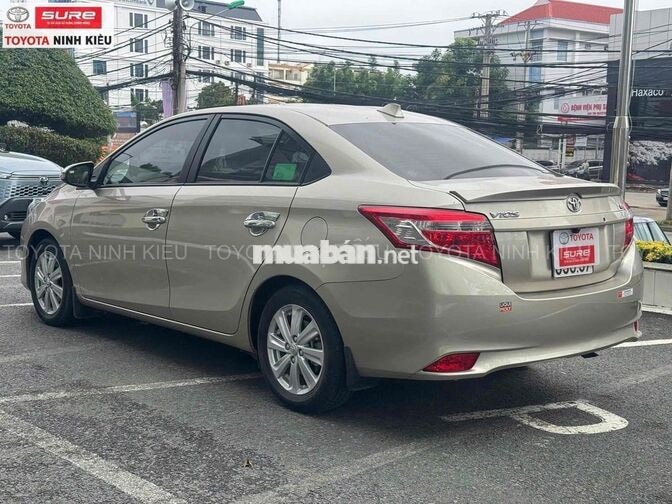 Toyota Vios 2018 1.5E MT Số sàn Nâu Vàng