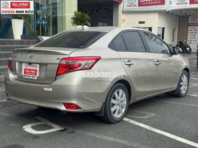 Toyota Vios 2018 1.5E MT Số sàn Nâu Vàng