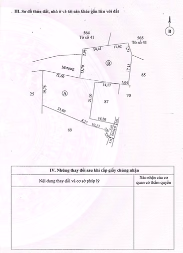 Bán QSDĐ và TS gắn liền với đất tại thửa 90 P.Thanh Thủy, TP.Huế