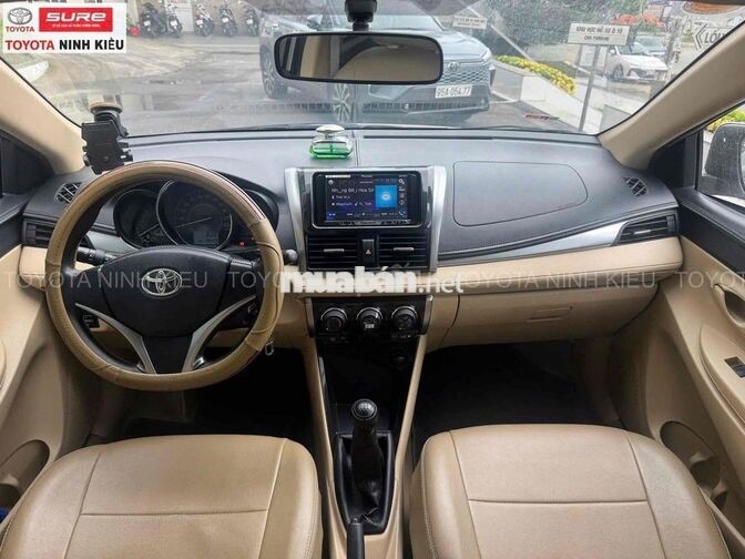 Toyota Vios 2018 1.5E MT Số sàn Nâu Vàng