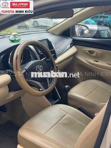 Toyota Vios 2018 1.5E MT Số sàn Nâu Vàng
