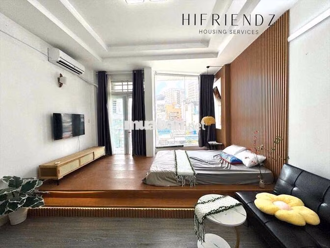 Cho thuê 1PN tách bếp bancol full nt mới đi bộ qua sgu sư phạm khtn