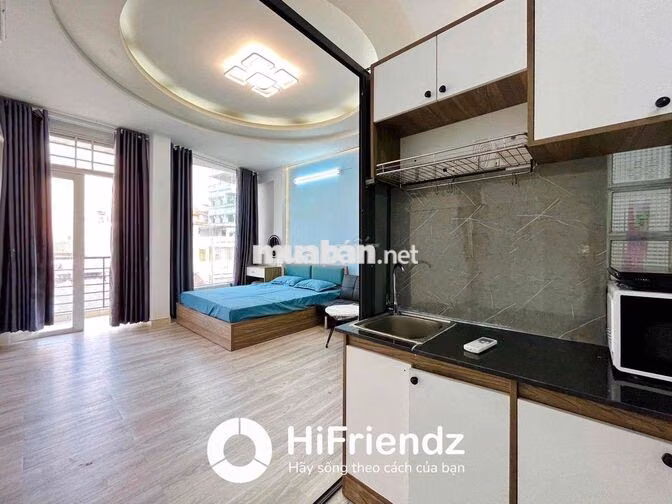 Cho thuê 1PN tách bếp bancol full nt mới đi bộ qua sgu sư phạm khtn