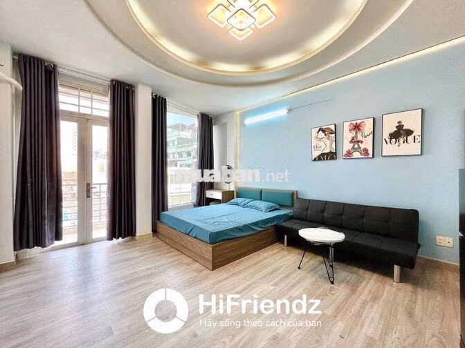 Cho thuê 1PN tách bếp bancol full nt mới đi bộ qua sgu sư phạm khtn