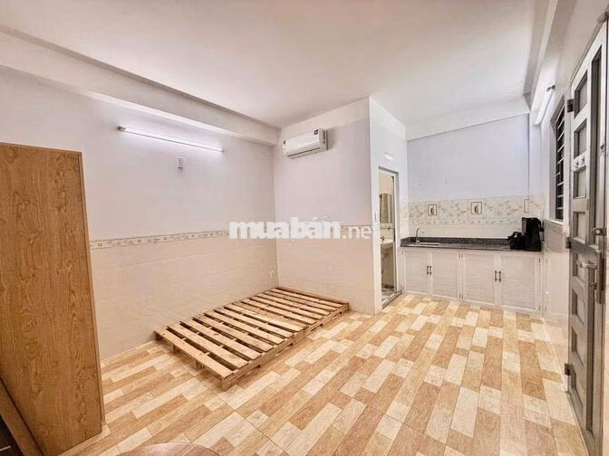 🔥PHÒNG STUDIO SẴN NỘI THẤT CƠ BẢN_THANG MÁY_KẾ BÊN CV GIA ĐỊNH🏡