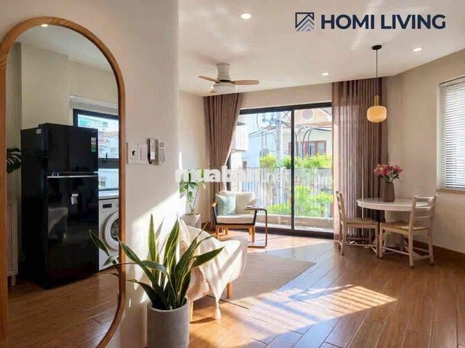 Căn hộ 1 phòng ngủ ban công full nội thất Nguyễn Trãi quận 1