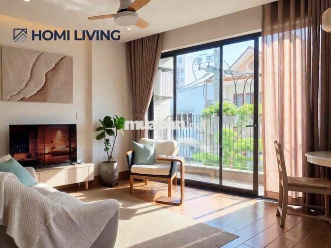 Căn hộ 1 phòng ngủ ban công full nội thất Nguyễn Trãi quận 1