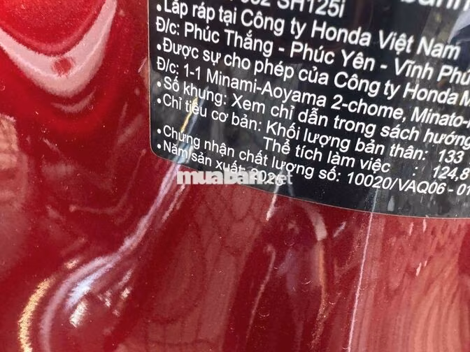 Honda SH125i 2025 Đỏ