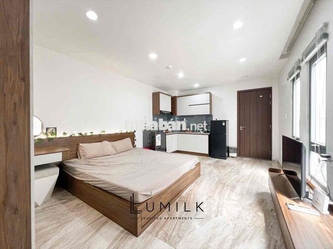 🎀 Căn hộ Studio nhiều cửa sổ có máy giặt riêng