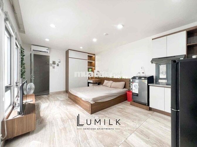 🎀 Căn hộ Studio nhiều cửa sổ có máy giặt riêng