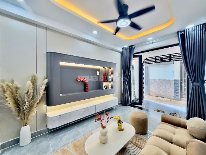 🌹 80tr. Nhà 4 tầng 5 phòng cạnh mặt tiền Nguyễn Thái Sơn