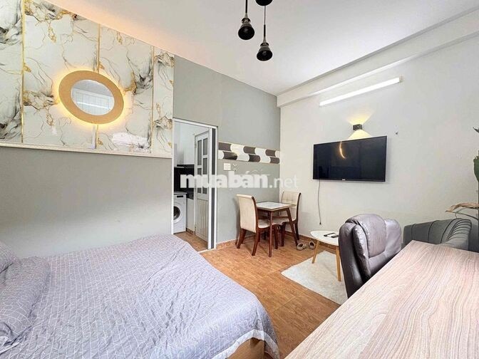 Cho thuê căn 1pn tách bếp cửa sổ trời full nt ở Lê Hồng Phong quận 10