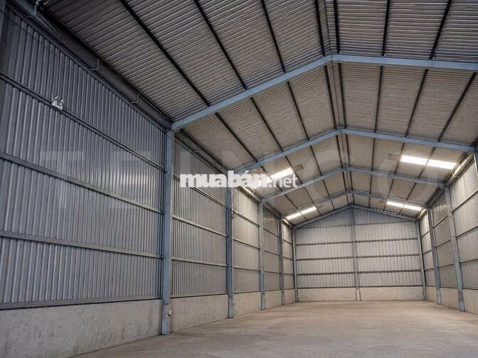 Kho xưởng bãi 500 m² có PCCC và điện 3 pha, kho nội bộ phường An Bình