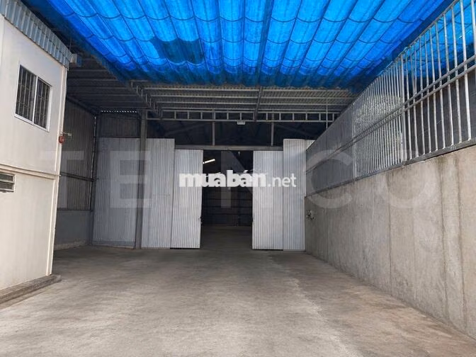 Kho xưởng bãi 500 m² có PCCC và điện 3 pha, kho nội bộ phường An Bình