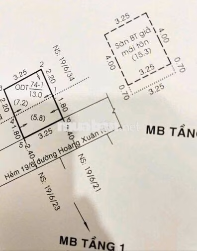 (HHMG40tr) Nhà 2 lầu ngay Ngã Tư  Lạc Long Quân Âu Cơ