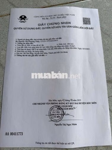 CƠ HỘI SỞ HỮU ĐẤT GIÁ TỐT – KHÔNG QUA MÔI GIỚI