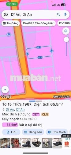 Mặt Tiền Cao Bá Quát gần cụm trường THPT Dĩ An