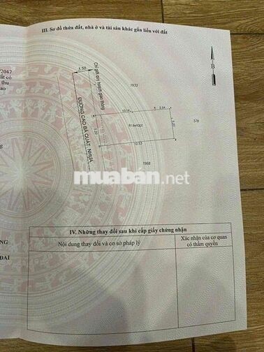 Mặt Tiền Cao Bá Quát gần cụm trường THPT Dĩ An