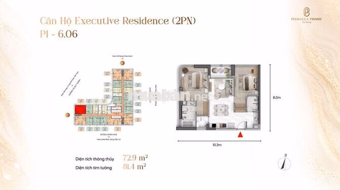 Peninsula Private| Từ 2,1 tỷ căn hộ DN Downtown, sổ hồng sở hữu riêng!