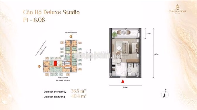 Peninsula Private| Từ 2,1 tỷ căn hộ DN Downtown, sổ hồng sở hữu riêng!