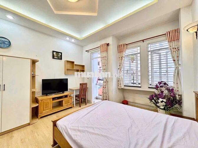 🔥Căn Hộ Studio Full NT - Cửa Sổ - Ban Công - Máy Giặt Riêng