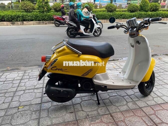Honda Cree Scoopy 50cc Vàng trắng