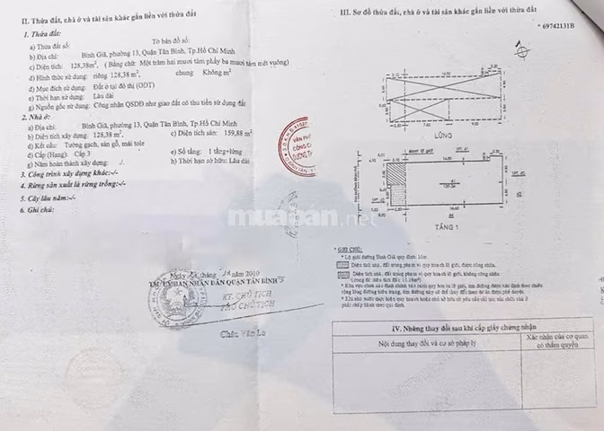 Bán nhà đường Bình Giã, Tân Bình, 128,3m², hầm 5 tầng, đang cho thuê