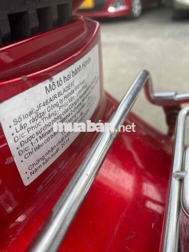 Honda Air Blade 125 2014 Đỏ đen Bstp Chính Chủ Ký