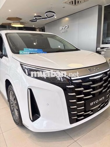 BYD M9 Pre 2026 -Trắng xe Sẵn Tặng ưu đãi 50Triệu