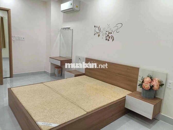 Cho thuê nhà 1 trệt 2 lầu, đầy đủ nội thất, giá 12 triệu