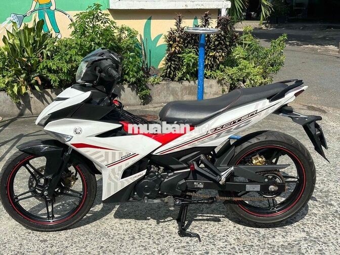 Exciter 150 2017 Trắng Đỏ Côn tay bstp chính chủ