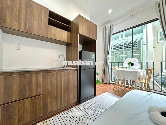 📌CĂN HỘ LÊ THỊ RIÊNG Q.1, STUDIO BALCONY - THANG MÁY - FULL NỘI THẤT