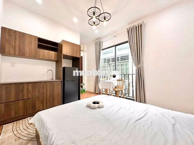 📌CĂN HỘ LÊ THỊ RIÊNG Q.1, STUDIO BALCONY - THANG MÁY - FULL NỘI THẤT